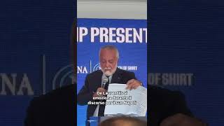 LEMOZIONE DI DE LAURENTIIS  DAZN [upl. by Elda]