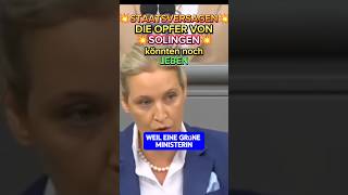 💥 HÄRTESTE STANDPAUKE für die AMPEL💥 afd ampel weidel bärbock politik solingen bundestag bsw [upl. by Accire]