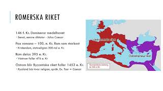 Människans historia  en översikt 100 000 f Kr till 1700 e Kr [upl. by Matejka]