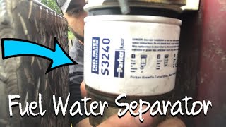 How I Install a Fuel Water Separator Filter [upl. by Ansela537]