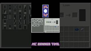 Minecraft Captain America Shield 2 Banner Design Short  Its Banner Time [upl. by Ashmead617]