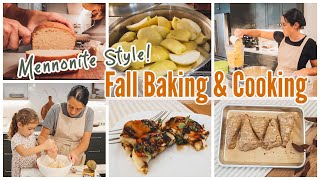 FALL BAKING amp COOKING  MENNONITE AMISH STYLE COOKING amp BAKING [upl. by Naleag]