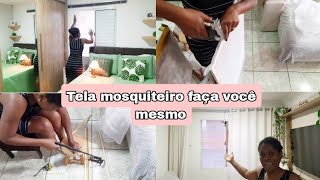 Vlog Tela mosquiteiro faça vc mesmo cuidadoscomolar [upl. by Hubie]