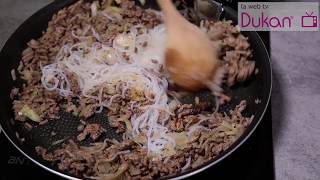 Vermicelles de Konjac au Boeuf Recette Dukan [upl. by Nnylaehs]