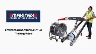 Makinex Powered Hand Truck PHT140 Training Video [upl. by Emarie717]