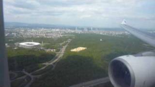 Star Alliance Airbus A330200 from Egyptair  Landing in Frankfurt Runway25L [upl. by Nojed]