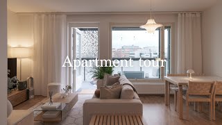 Minimalist Apartment Tour I 56 sqm Cozy Apartment in Finland I Nordic Home [upl. by Farwell607]