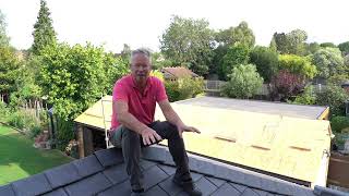 DIY Garage Roof and Solar Panel Installation [upl. by Edythe735]