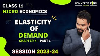 Elasticity of Demand class 11  Price elasticity of demand  MICROECONOMICS CHAPTER 4 [upl. by Nedearb836]