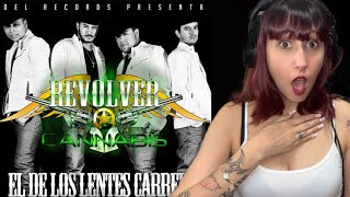 REACCIÓNRevolver Cannabis  El de los lentes Carrera Video HD 3D  Letra de Canciòn [upl. by Osithe]