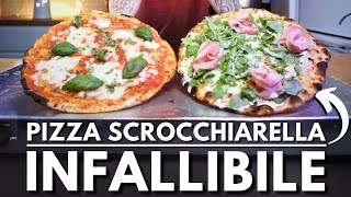 Ricetta Infallibile PIZZA ROMANA SCROCCHIARELLA è migliore della napoletana 😳 [upl. by Sucramal]