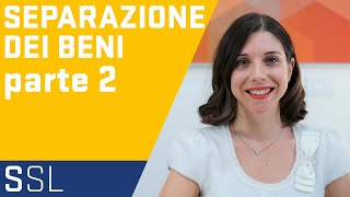 SEPARAZIONE DEI BENI COSA SIGNIFICA PER LA COPPIA  I REGIMI PATRIMONIALI DELLA FAMIGLIA [upl. by Amilb]