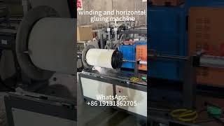 winding and horizontal gluing machine [upl. by Nerrad]