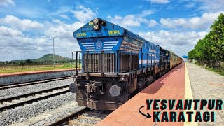 16545 Karatagi Express  Full journey from BENGALURU to KARATAGI via Hospete [upl. by Sims]