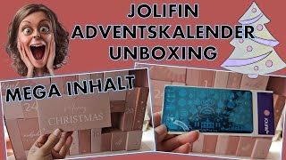 Jolifin Adventskalender Unboxing 2023 💅🏼😊alle 24 Türchen [upl. by Paza]