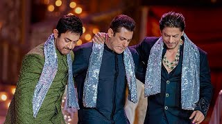 Shahrukh Salman Aamir Nache Ek Sath Anant Ambani Ki Pre Wedding Per srk salmankhan aamirkhan [upl. by Yhtnomit971]