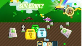 Using Spring Clash Tickets Sun Blade   New Legend Item GROWTOPIA [upl. by Giff492]