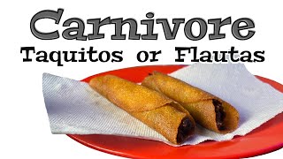 Carnivore Keto Taquitos Flautas Beef Chicken  CFG Original [upl. by Leunad]