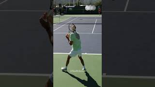 Forehand Compilation  Alexander Zverev Slow Motion Back View 1 Shorts [upl. by Sitoiganap38]