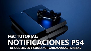 Cómo activar o desactivar las notificaciones de PS4 [upl. by Elaen]