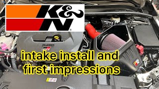 KampN intake install  GR COROLLA  first impressions and sound comparison  MUST WATCH [upl. by Eldora]