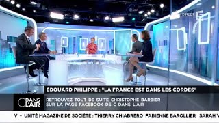 Edouard Philippe  « La France est dans les cordes »  Les questions SMS cdanslair 04072017 [upl. by Dominus]