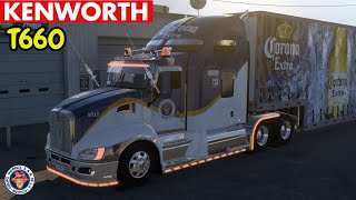 DOBLE trailer cerveza CORONA grupo modelo Kenworth T660  mod review descarga gratis  ATS 149 [upl. by Elehcin876]