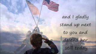 Lee Greenwood God Bless the USA lyrics [upl. by Riesman70]