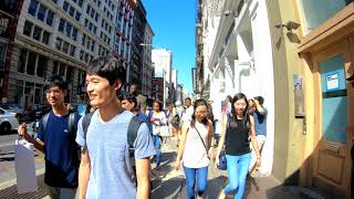 ⁴ᴷ Walking Tour of SoHo Manhattan NYC South of Houston Street [upl. by Sirref]