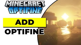 How To Add Optifine In Curseforge Minecraft 2024 [upl. by Hootman]