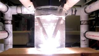 Carbon Nanotube Arc Discharge in Water [upl. by Callie243]