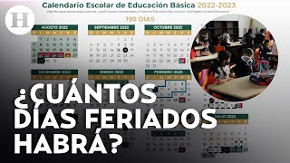 ¡Vacaciones y puentes en ciclo escolar 20232024 Conoce el calendario oficial de la SEP [upl. by Airliah521]