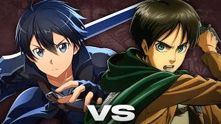 Eren vs Kirito Épicas Batallas de Rap del Frikismo  Keyblade [upl. by Asiret]