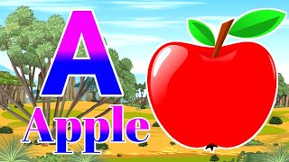 A for apple  अ से अनार  abcd  phonics song  a for apple b for ball c for cat  abcd song  abcde [upl. by Marnie]