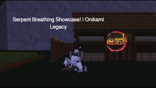 Serpent breathing Showcase  Onikami Legacy [upl. by Esilehs]