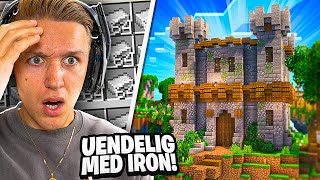 jeg får UENDELIG MED IRON i mitt univers 🤑💸  Norsk Minecraft [upl. by Nomyar710]