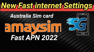 Amaysim APN Settings 4g LTE Australia 2022 [upl. by Biles847]