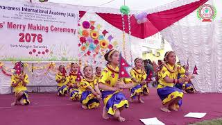 Gauchha Geet Nepali गाउछ गीत नेपाली AIASchool  Cover Dance [upl. by Romona762]