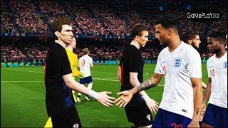 CROATIA vs ENGLAND  FIFA World Cup 2018  Full Match amp Amazing Goals  Penalty Shootout  PES 2018 [upl. by May783]