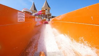 Space Shuttle WaterSlide at Nessebar AquaPark Bulgaria [upl. by Orvah]