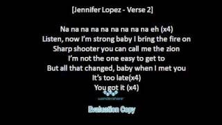 Jennifer Lopez Ft Lil Wayne  Im Into You  Lyrics Original Version [upl. by Caye]