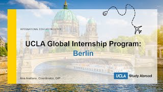 Global Internship Program Info Session  Berlin Law [upl. by Scandura]