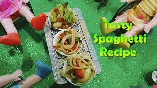 How to make Tasty Homemade Spaghetti RecipeMiniature CookingCook with HinaDiminutiveCooking [upl. by Euqnimod524]