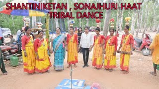 TRIBAL DANCE  SHANTINIKETAN  SONAJHURI HAATBOLPUR  BIRBHUM [upl. by Nalym]