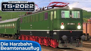 RÜBELANDBAHN  Beamtentausflug  Sonderfahrt  TRAIN SIMULATOR 2022  Deutsche Reichsbahn – BR 251 [upl. by Ahsekam251]