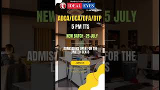 ADCADCADFADTPCA  NEW BATCH 25JULY  5 PM TTS viral computershortsvideobestcomputercourse [upl. by Akedijn]