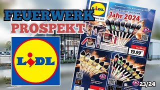 LIDL FEUERWERK PROSPEKT 20232024  DUITSLAND VUURWERK FOLDER [upl. by Ernst]