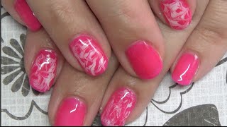 “Water Marbling” without Water  Gel Polish Tutorial [upl. by Sotnas]