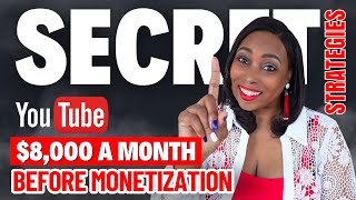 How To Make Money From DAY 1 With Your YouTube Channel  StepByStep US8000 In One Month [upl. by Lexis733]