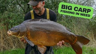 Big CARP fishing in weed  August 2023 vlog [upl. by Richmal]